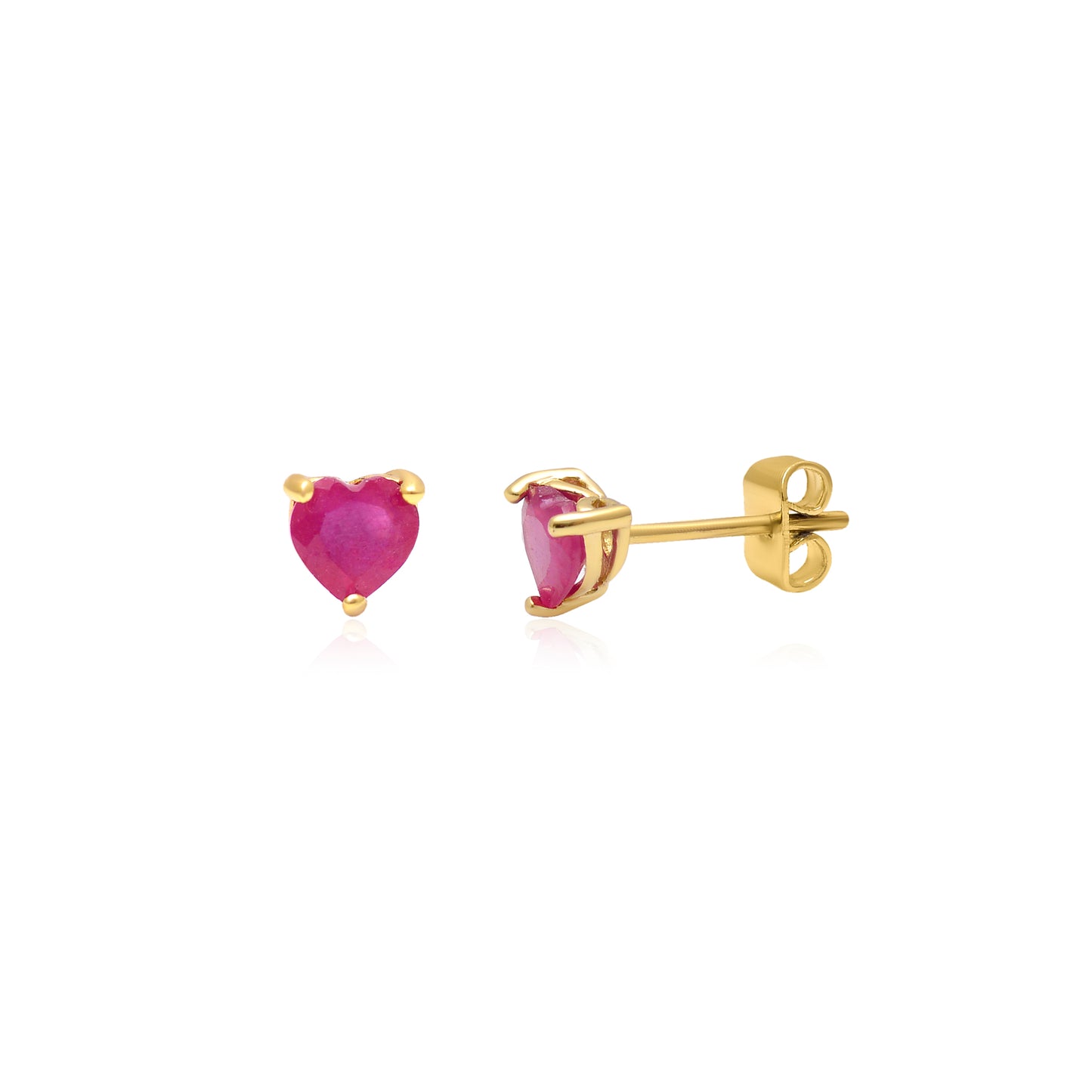 Roseheart Ruby Stud