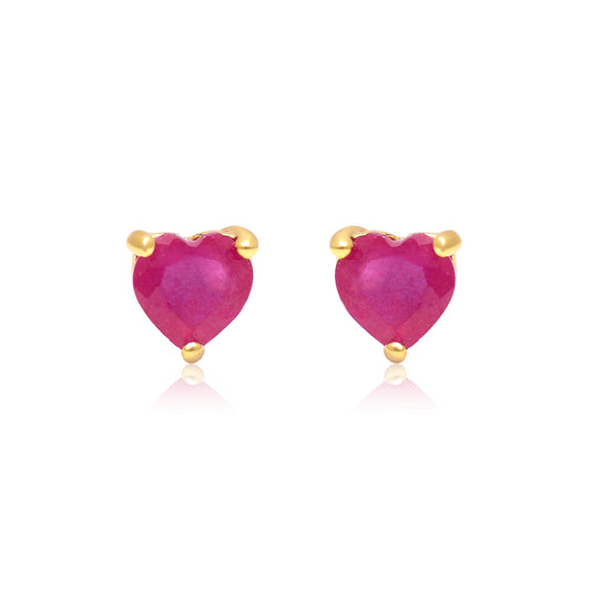 Roseheart Ruby Stud