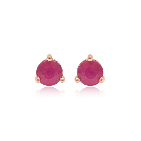 Enchanted Ruby Stud