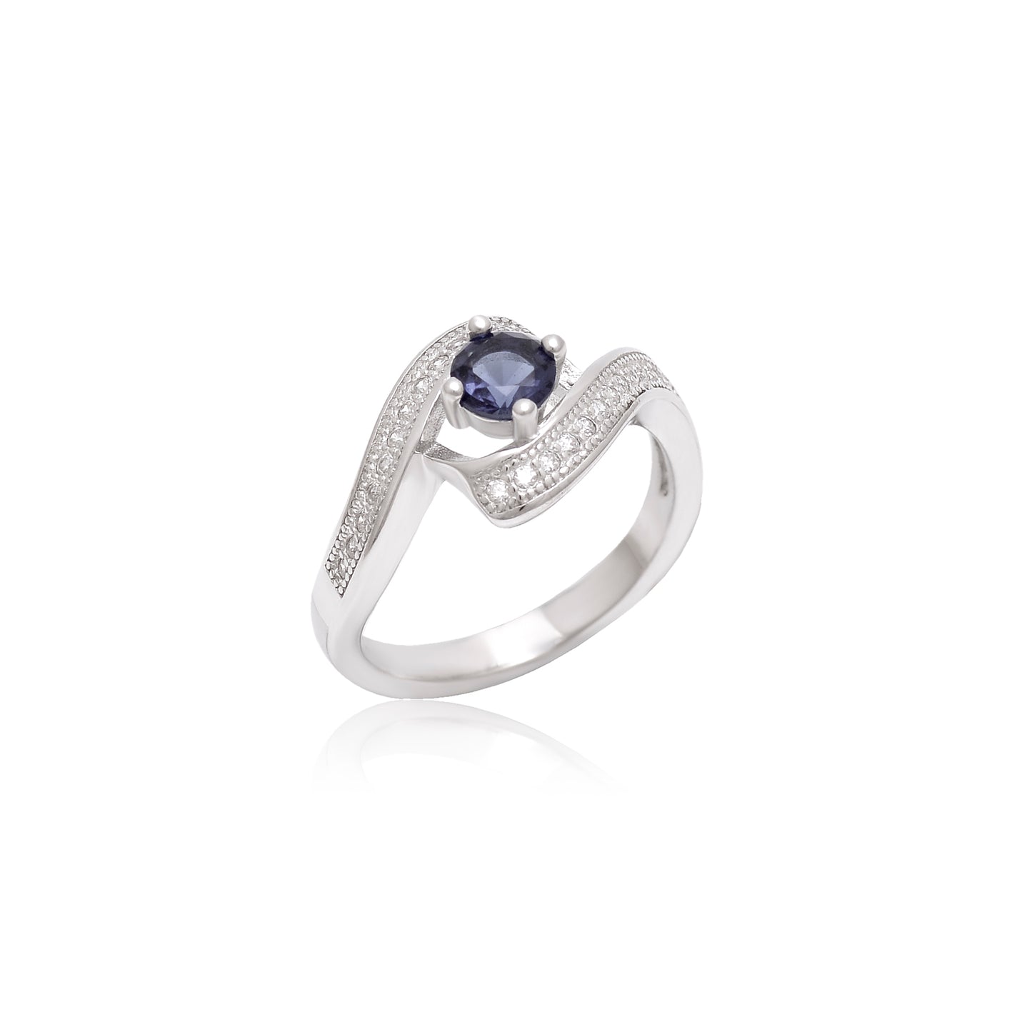 Aqua Crystal Ring