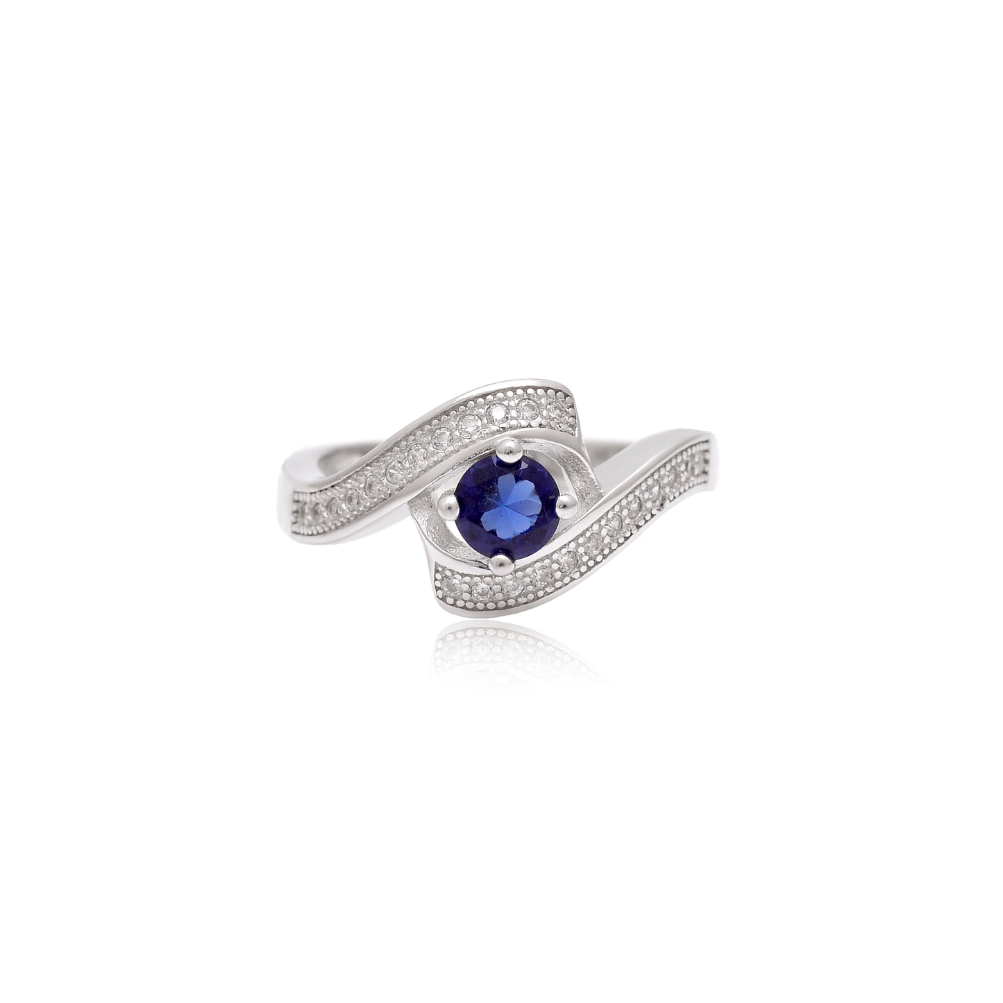 Aqua Crystal Ring