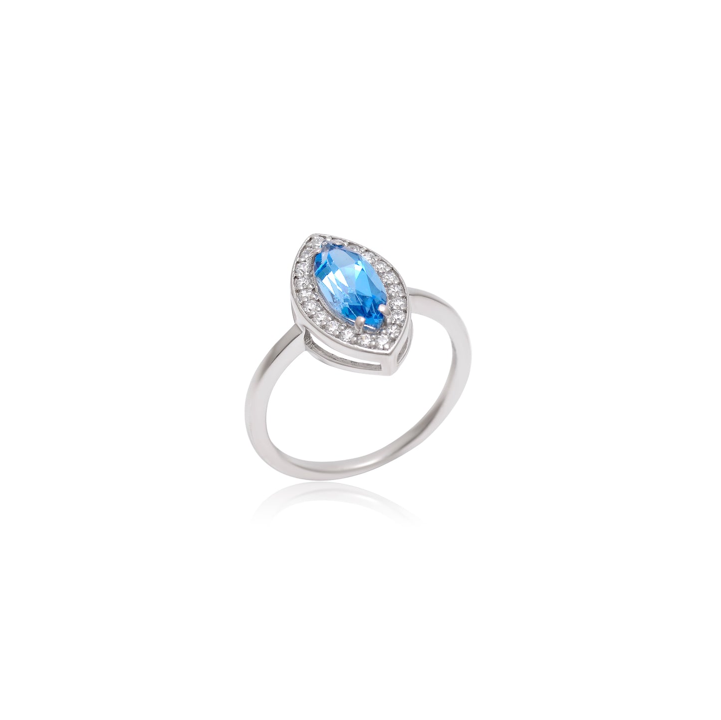 Blue Radiance Silver Set