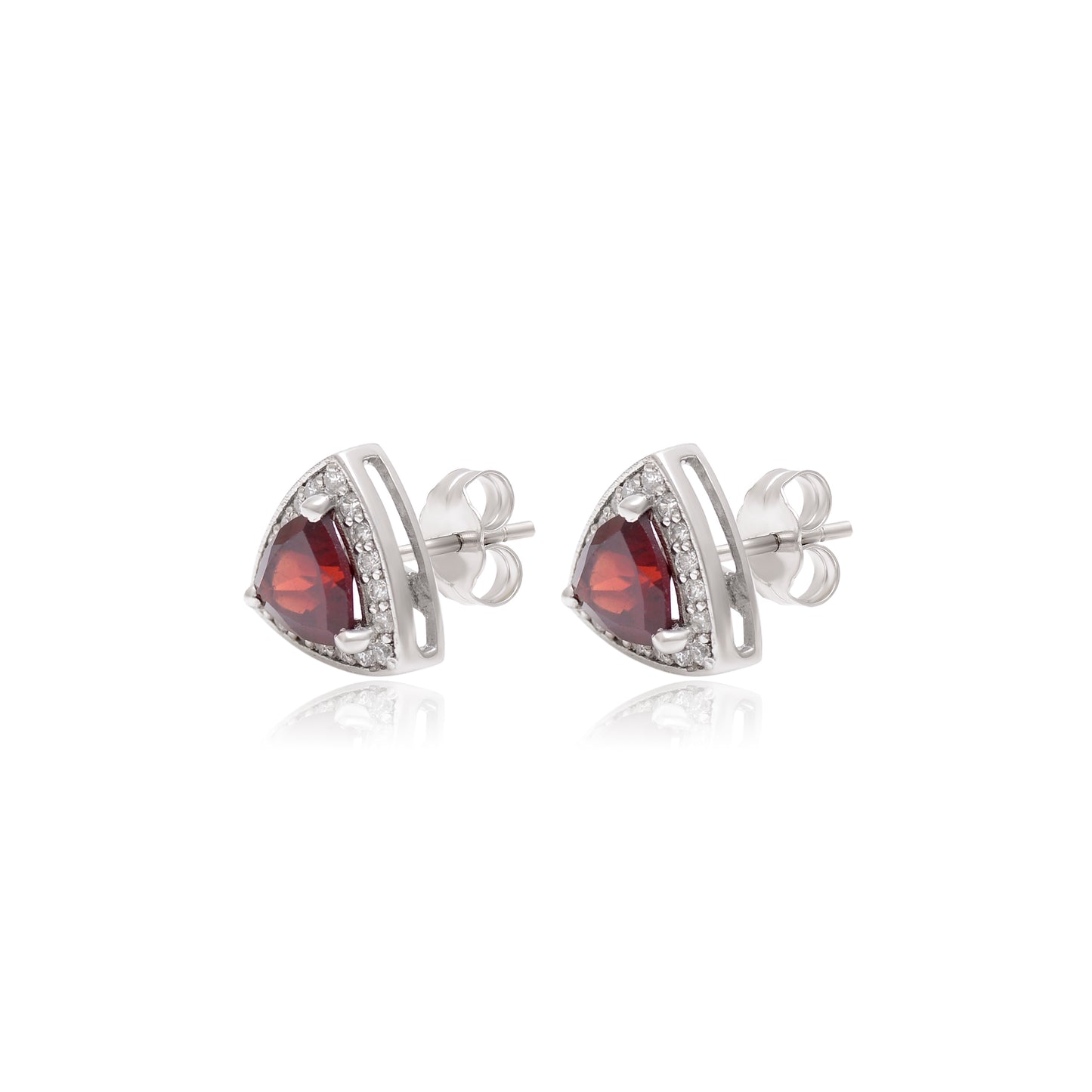 Twilight Garnet Silver Set