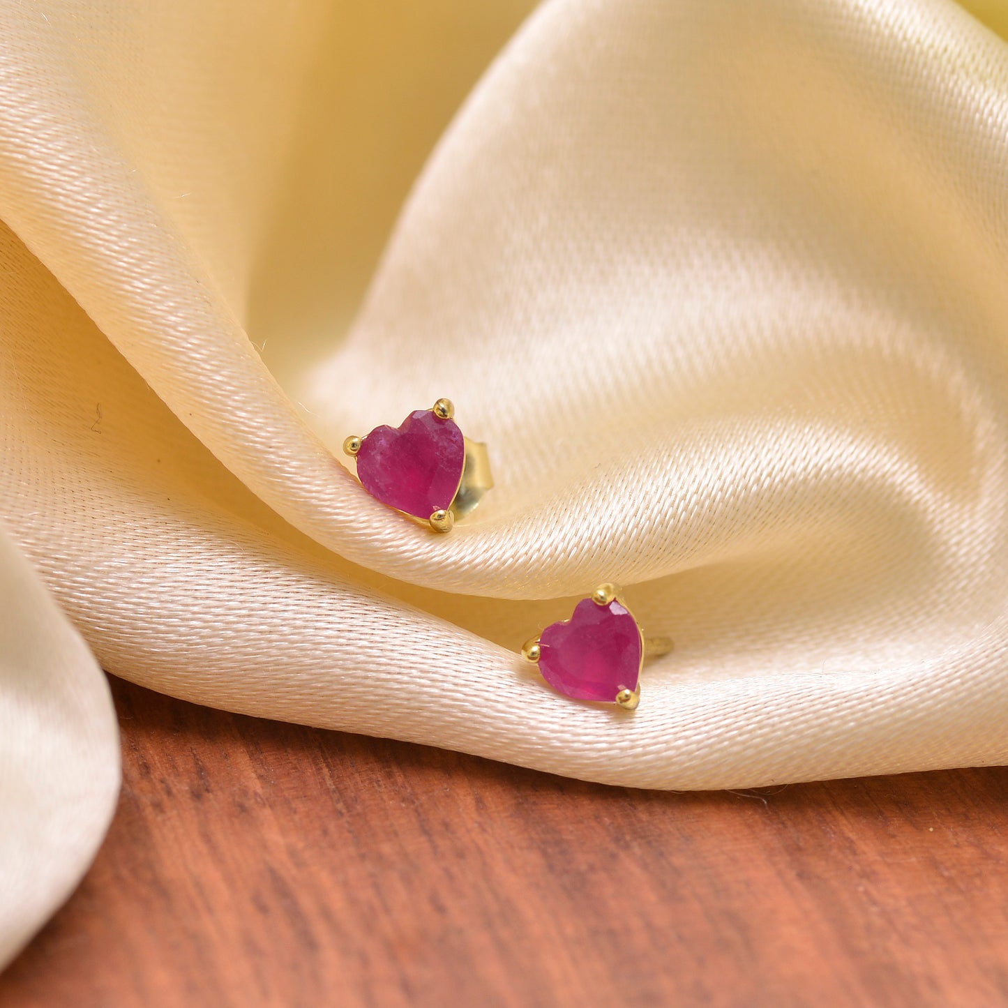 Roseheart Ruby Stud