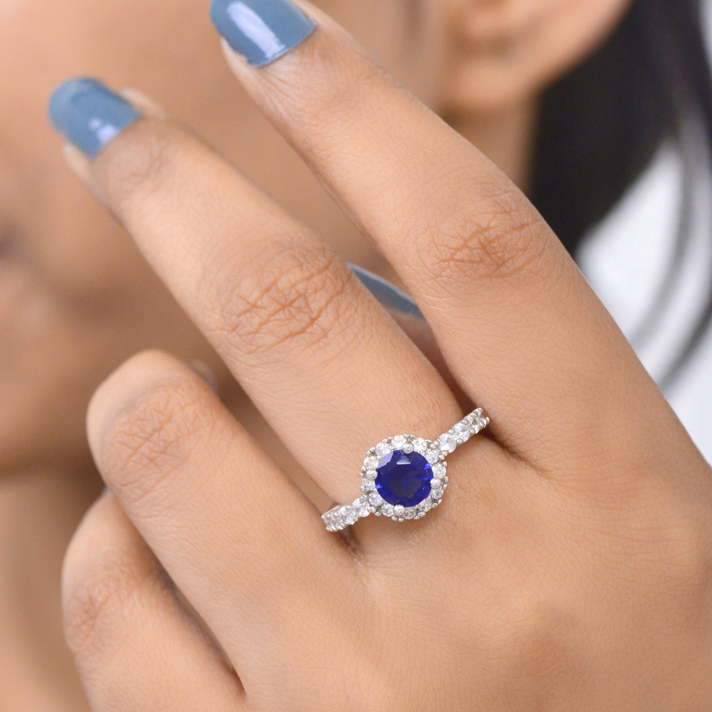 Blue Mirage Ring