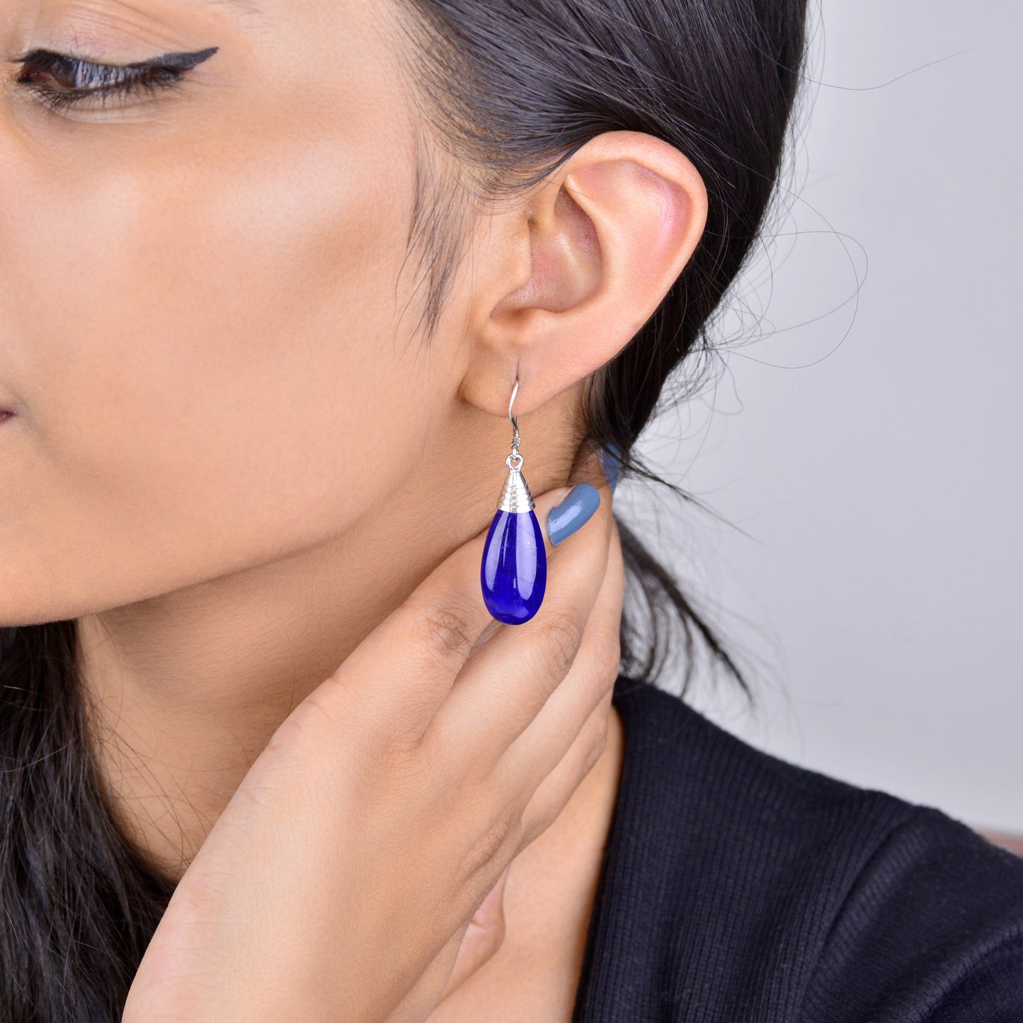 Mystic Lapis Earrings