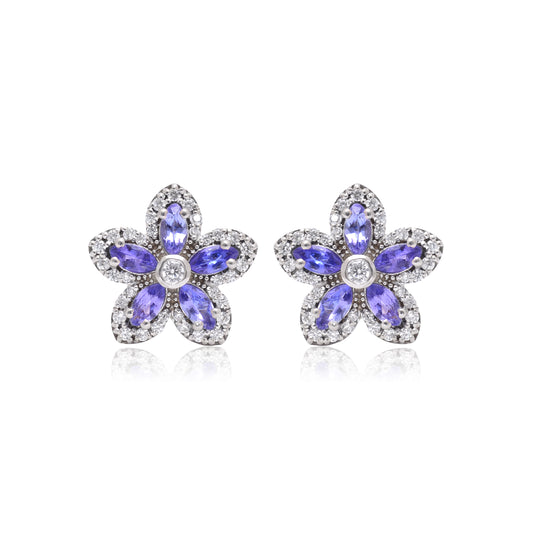 Floral Charm Earring