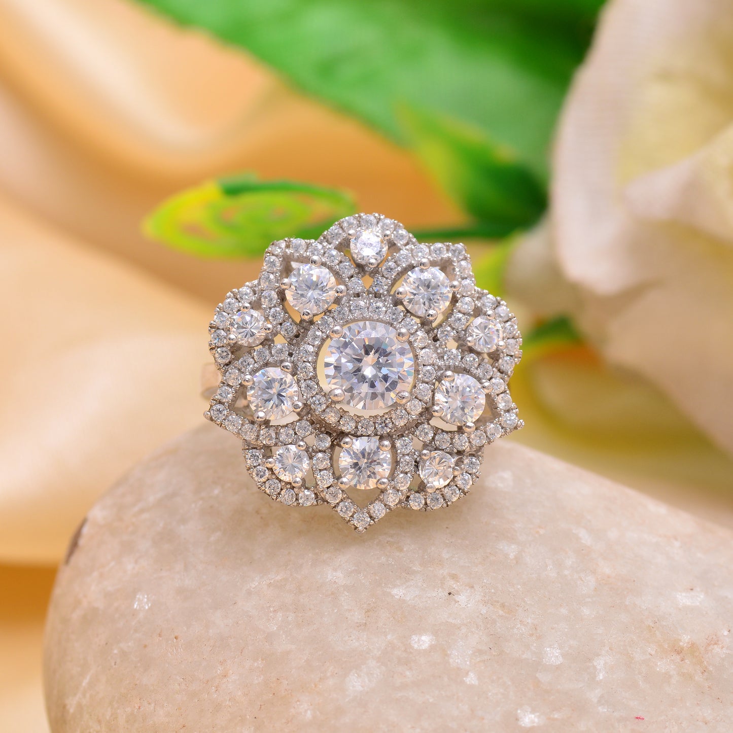 American Diamond Ring