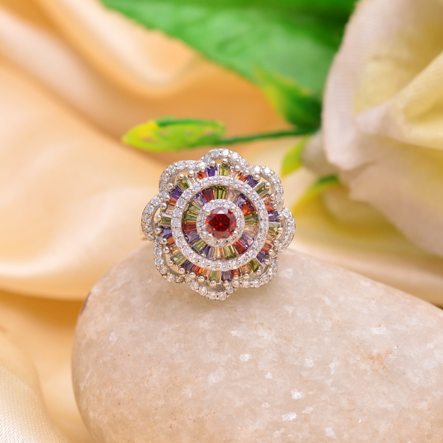 Rainbow Gleam Ring