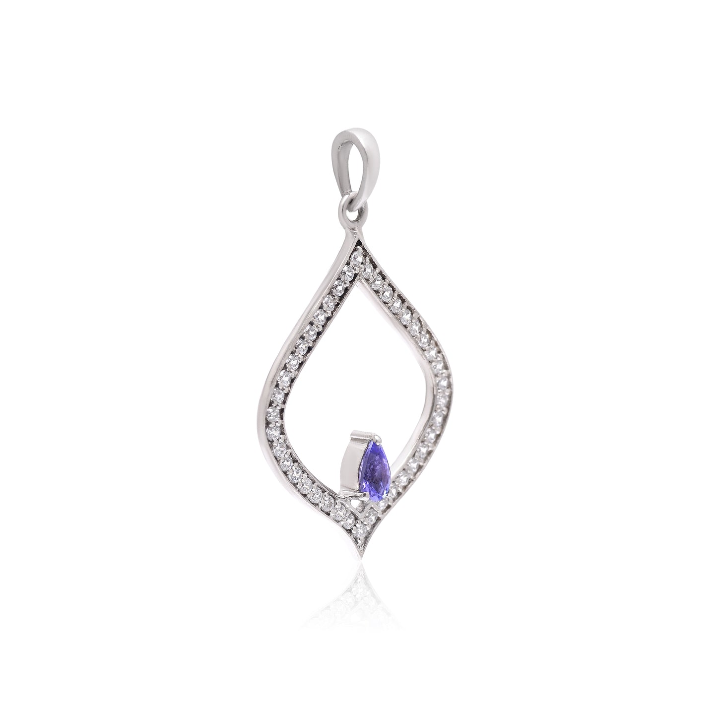 Geo Edge Tanzanite Necklace