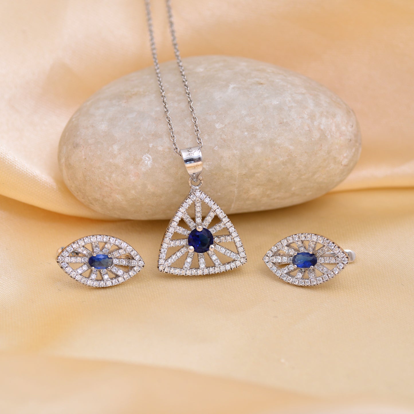 Blue Horizon Sterling Silver Set