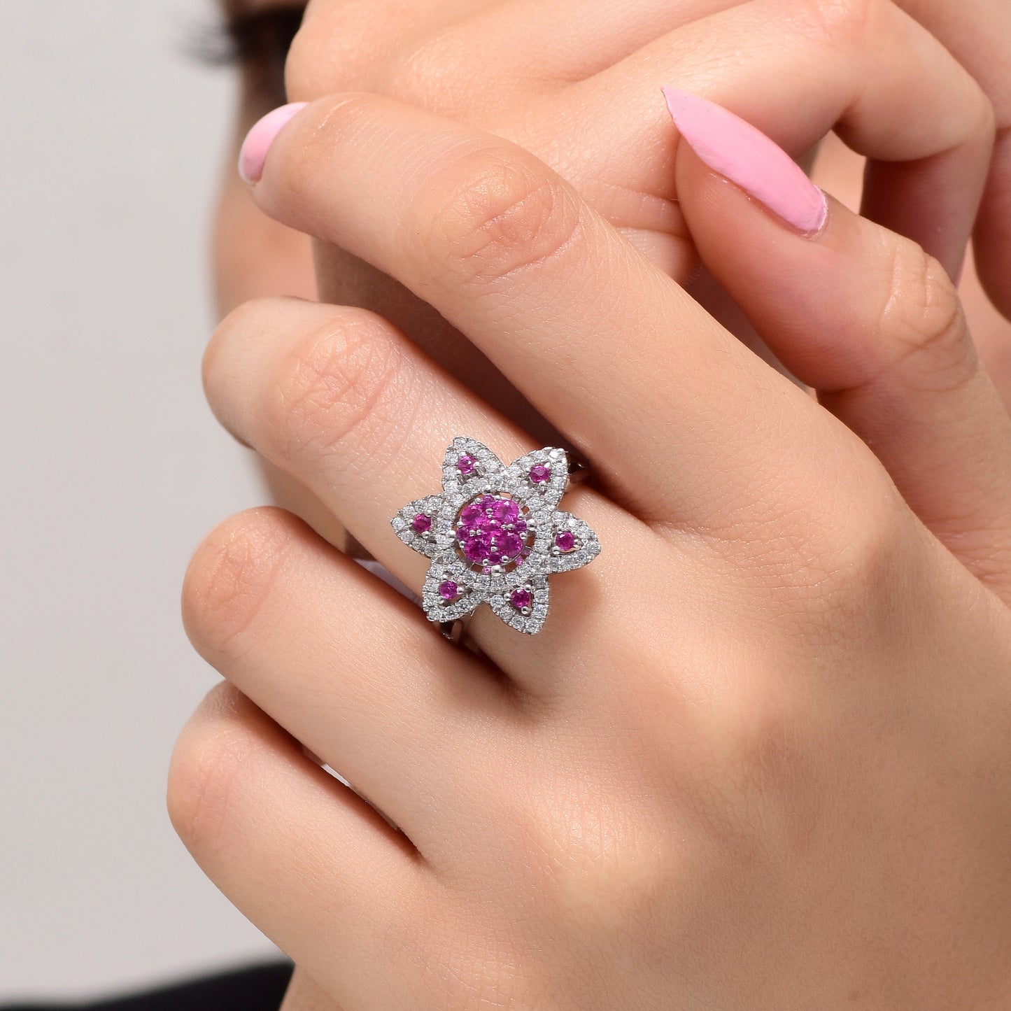 Rosé Radiance Ring