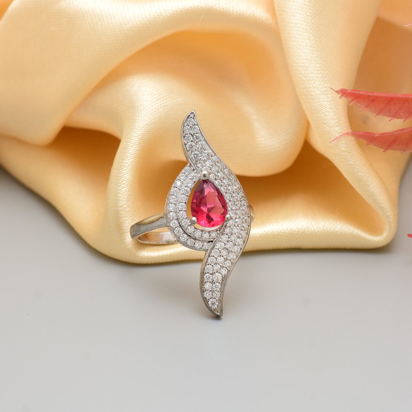 Scarlet Splendor Ring