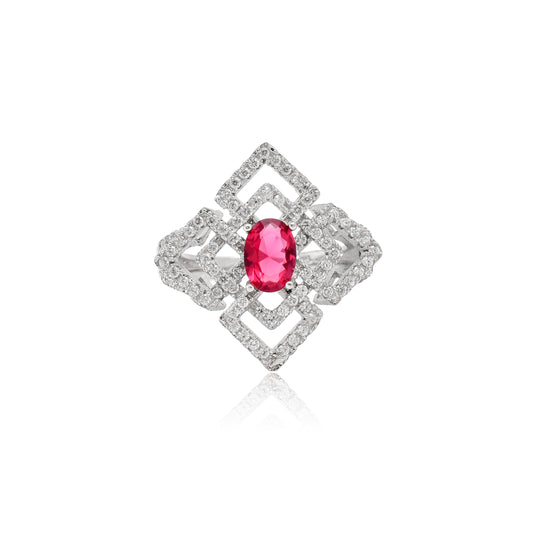 Crimson Brilliance Ring