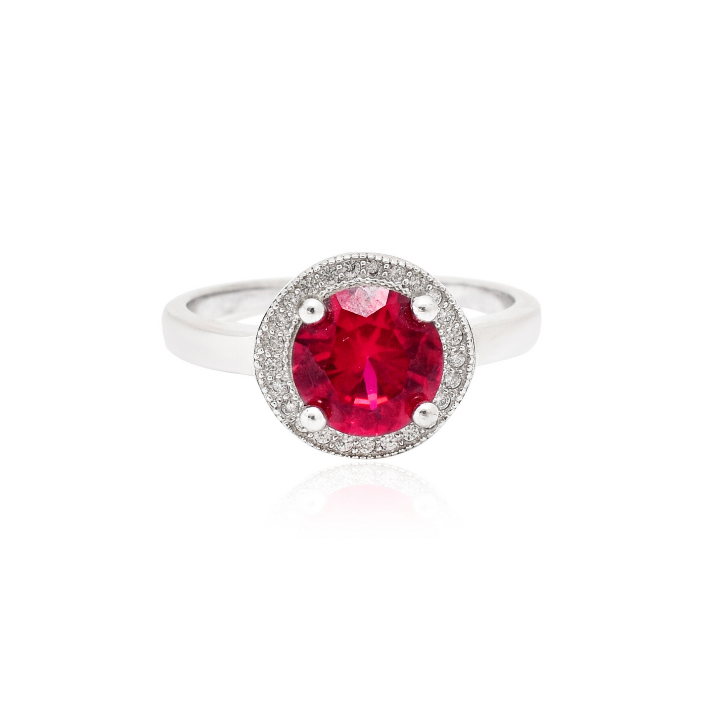 Crimson Glow Ring