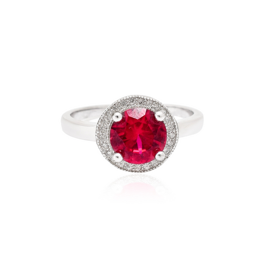 Crimson Glow Ring