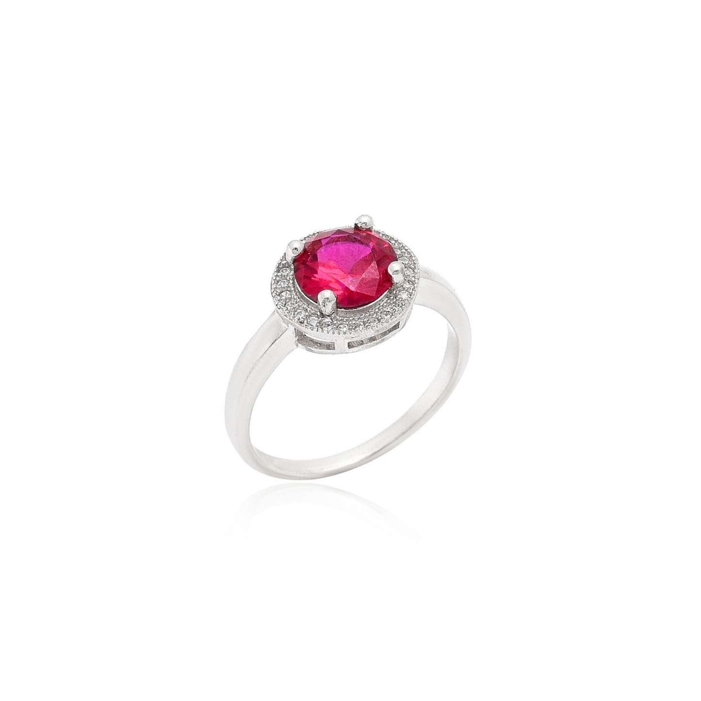 Crimson Glow Ring