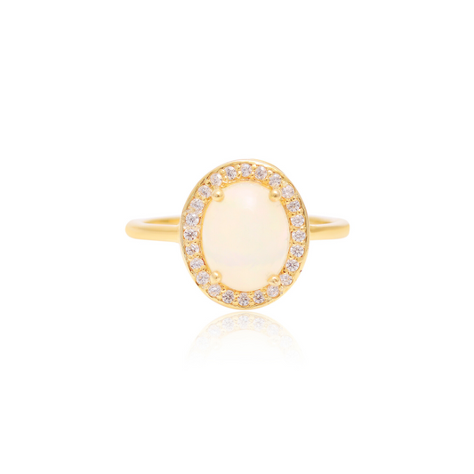 Starlit Opal Ring