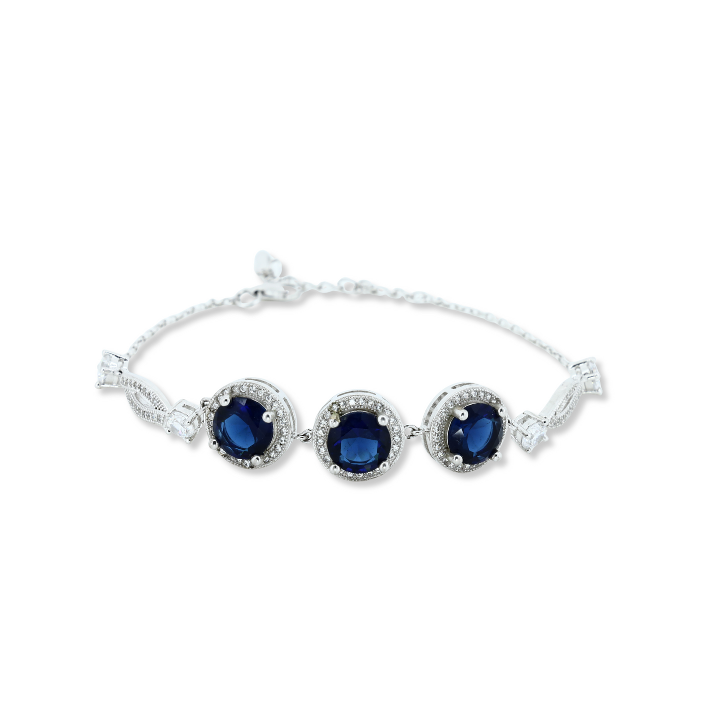 Circular Design Silver Bracelet