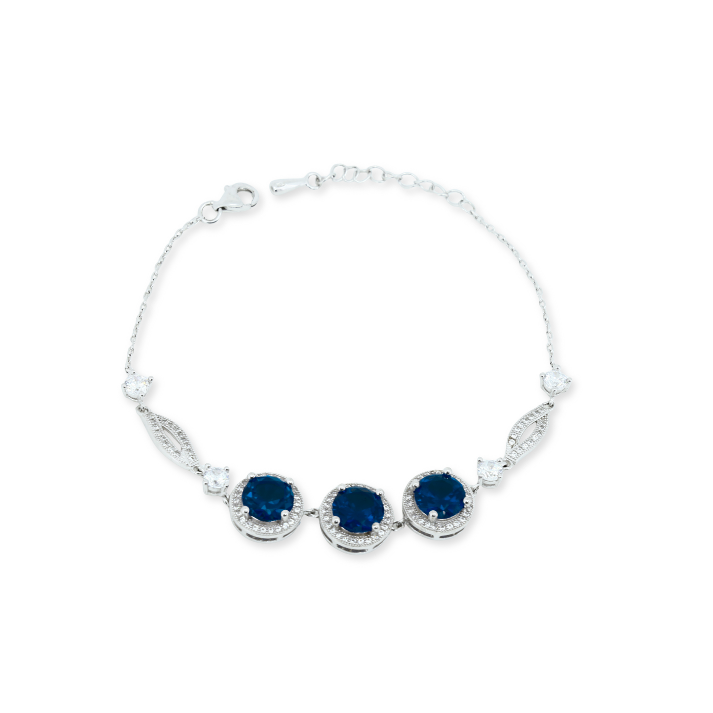 Circular Design Silver Bracelet