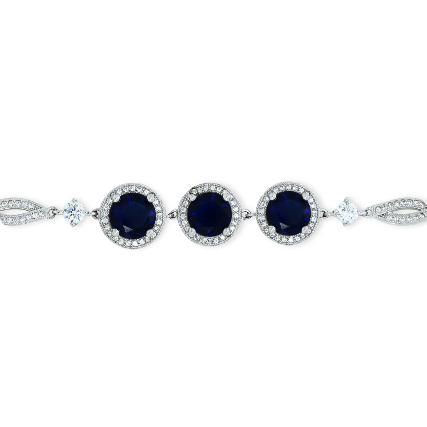 Circular Design Silver Bracelet