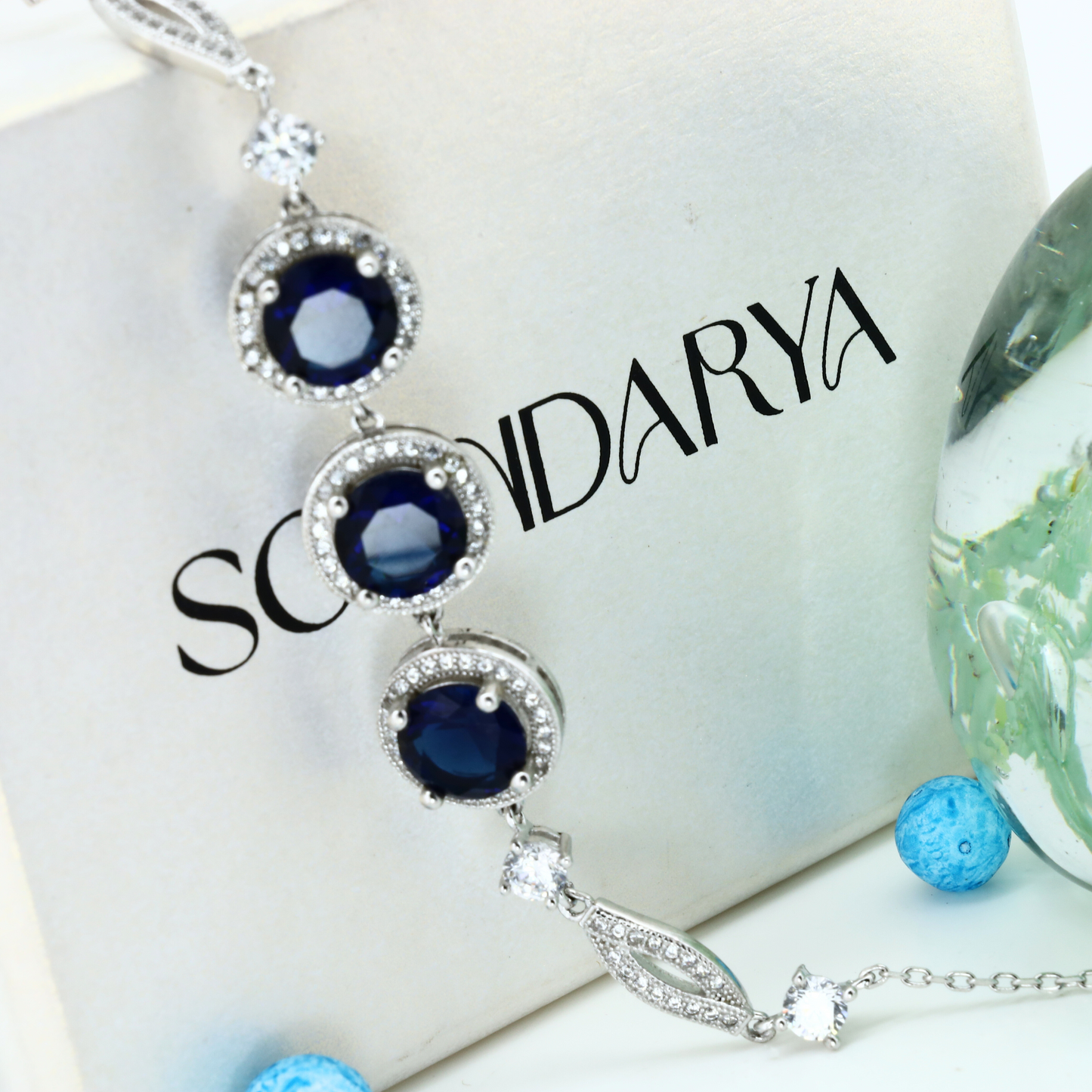 Circular Design Silver Bracelet