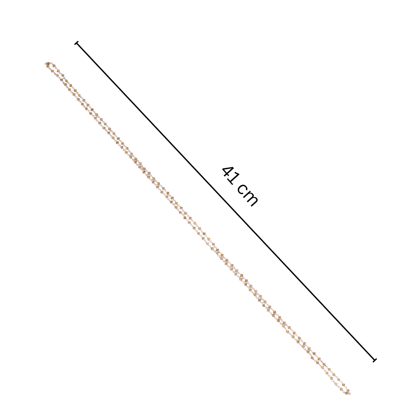 Sunshine Citrine Silver Chain