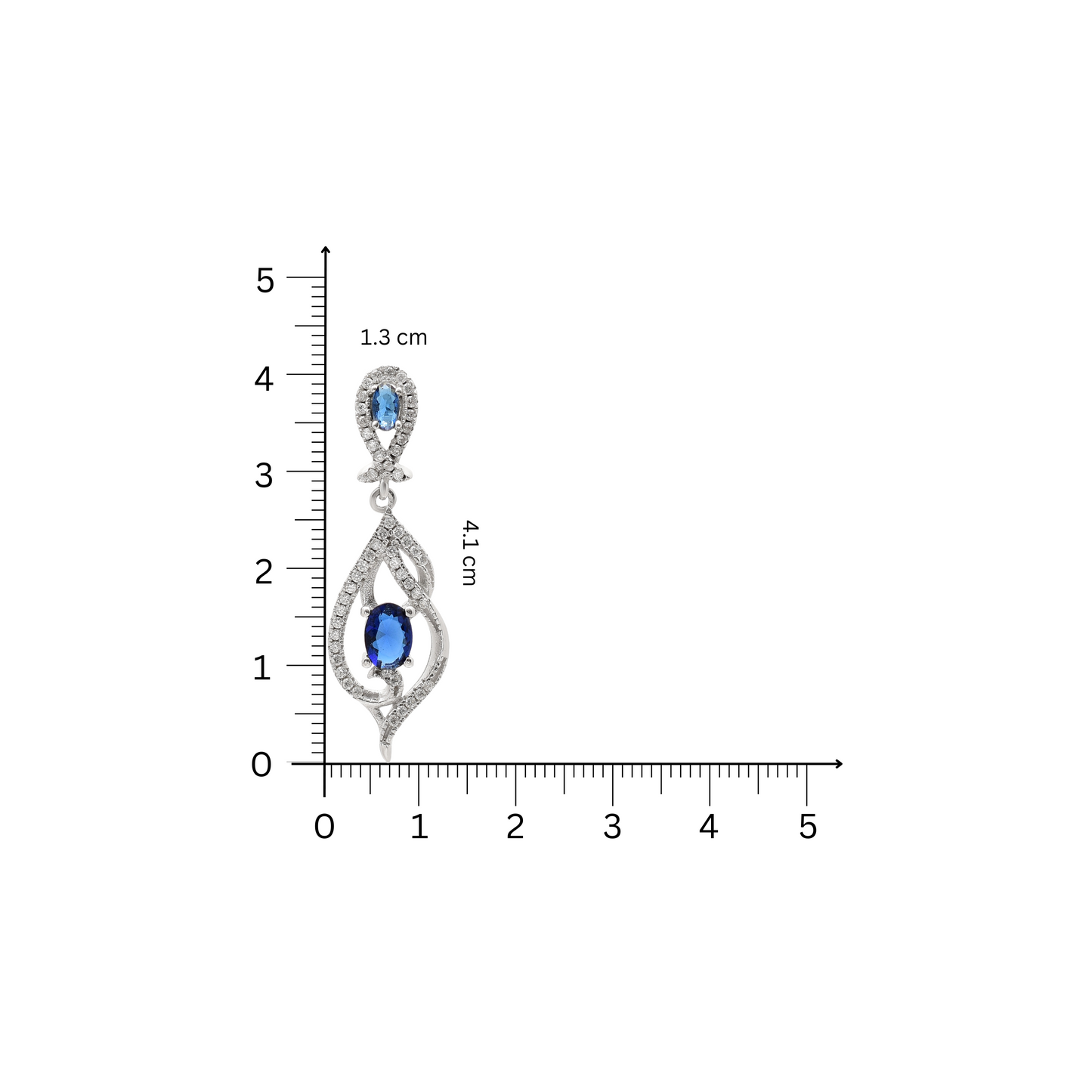 Azure Radiance Earrings