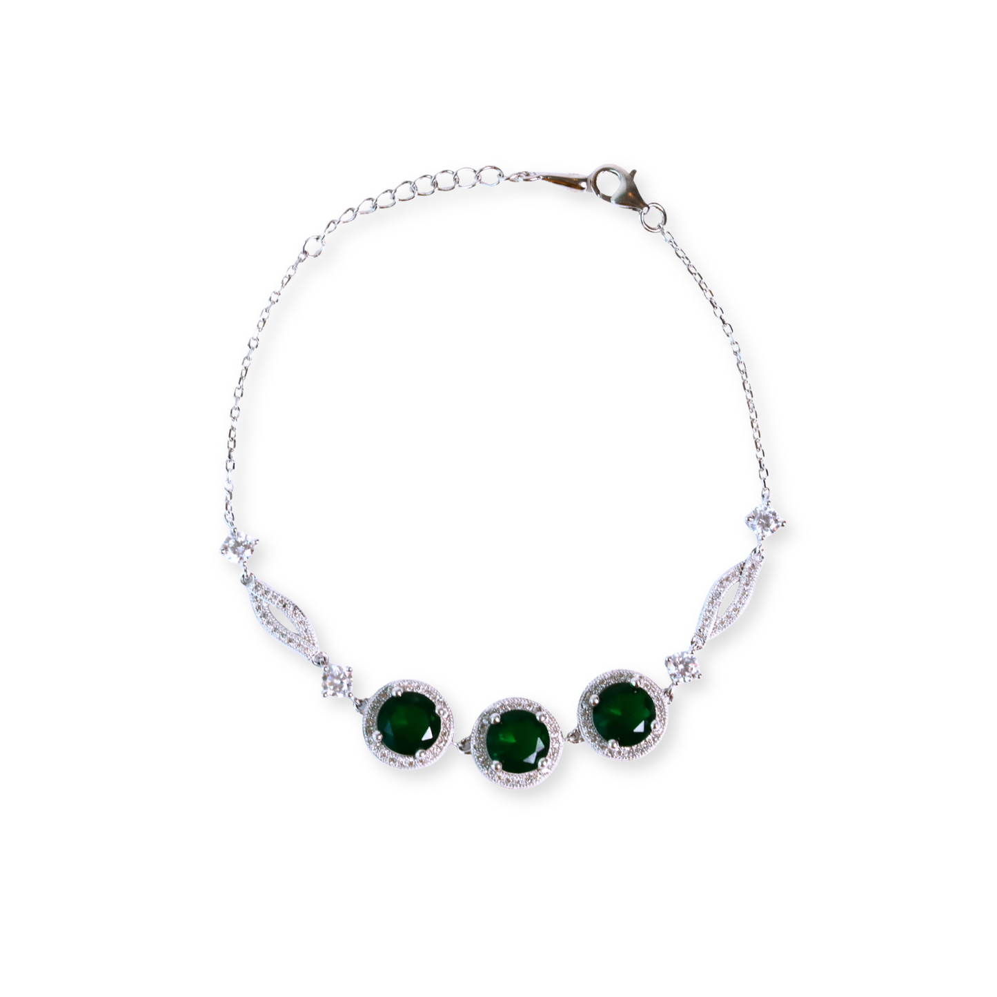 Circular Design Silver Bracelet