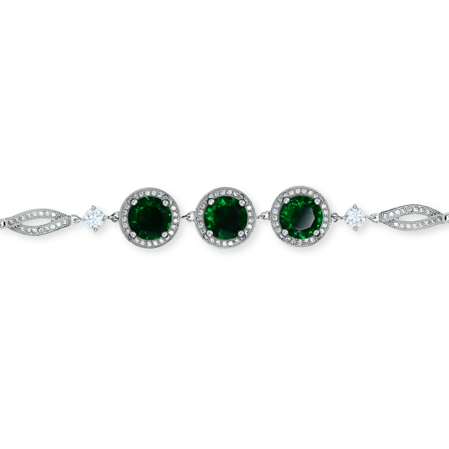 Circular Design Silver Bracelet