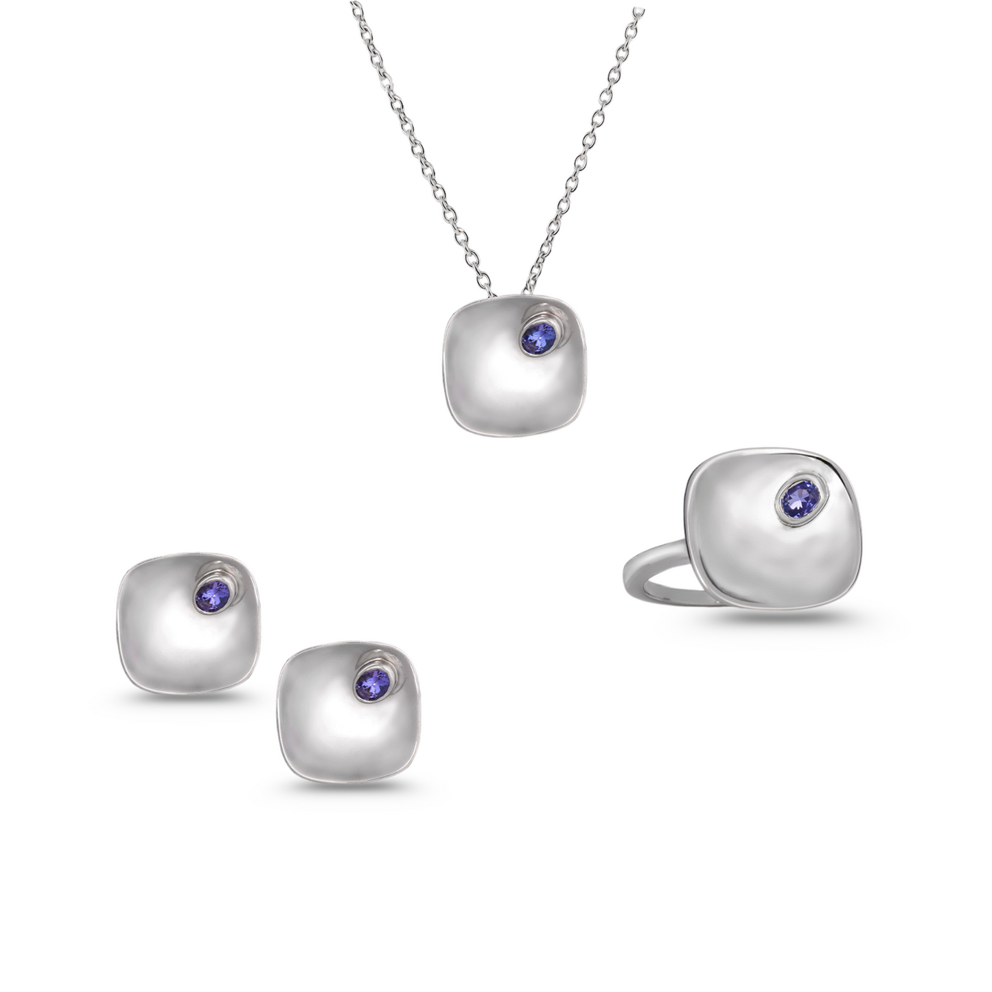 Twilight Bloom Silver Set