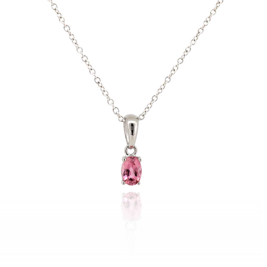 Pink Tourmaline Glow Pendant