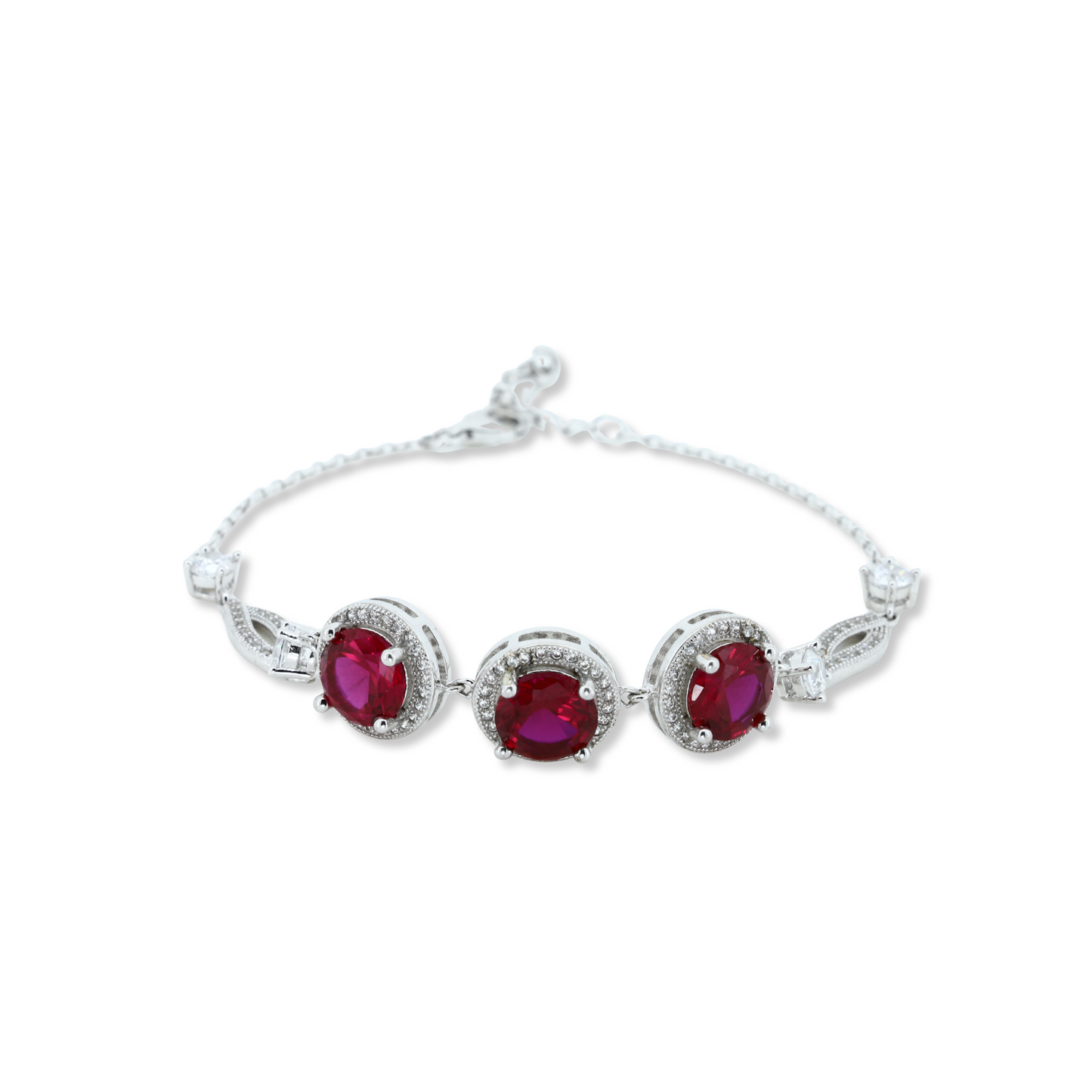 Circular Design Silver Bracelet