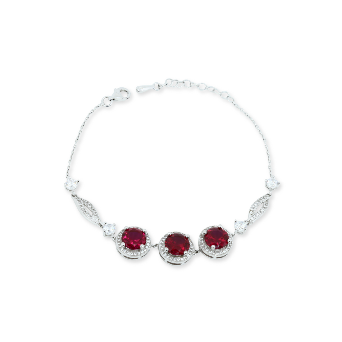 Circular Design Silver Bracelet