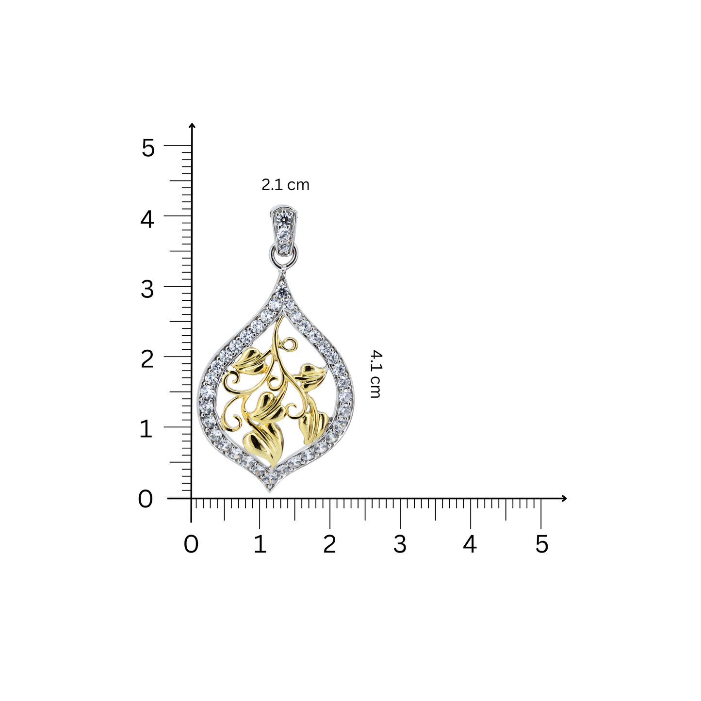 Golden Gleam Silver Necklace