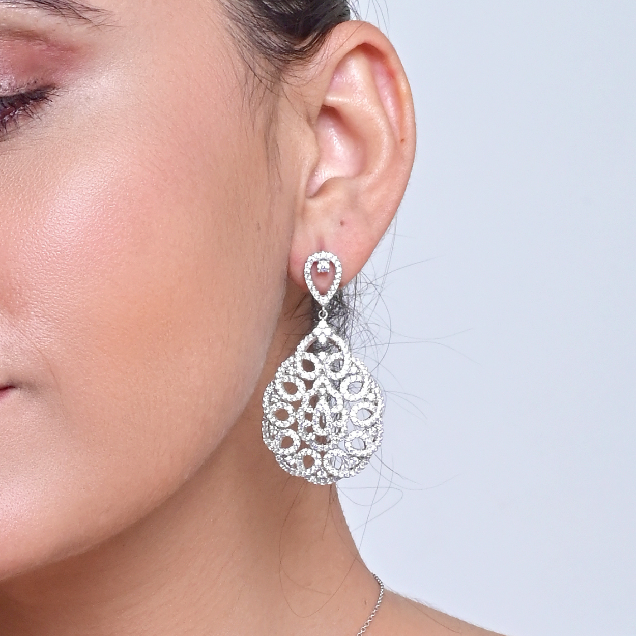 Ethereal Bloom Silver Set