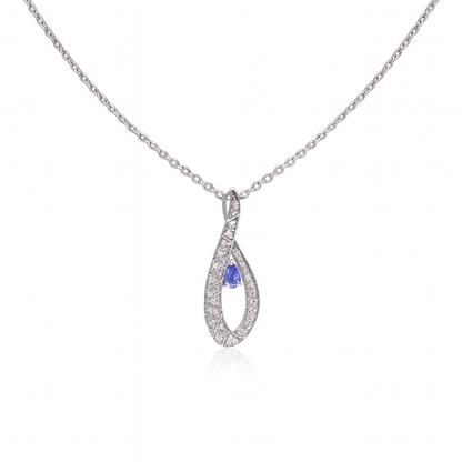 Celestial Twist Tanzanite Necklace