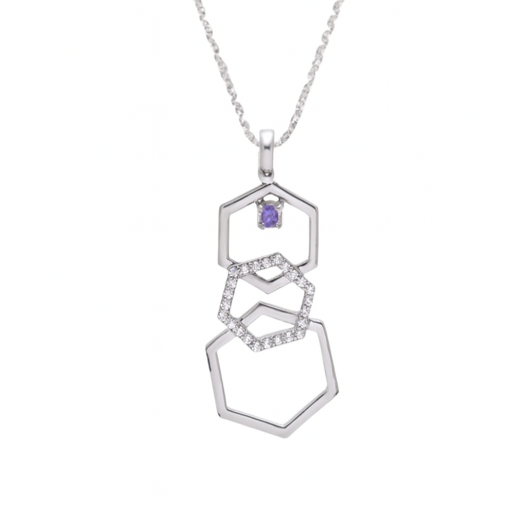 Divine Geometry Tanzanite Necklace