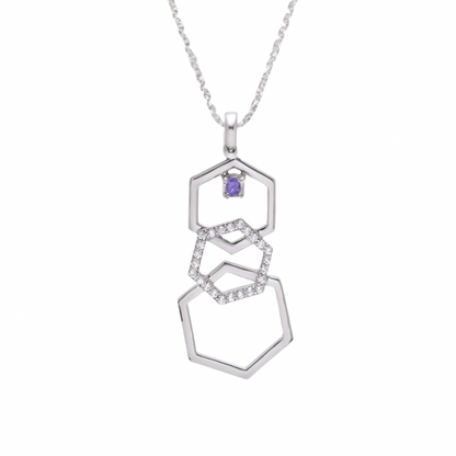 Divine Geometry Tanzanite Necklace