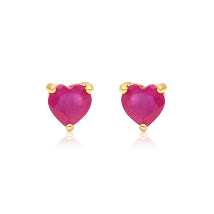 Roseheart Ruby Stud