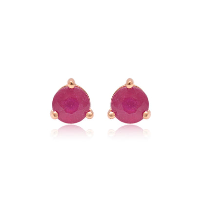 Enchanted Ruby Stud