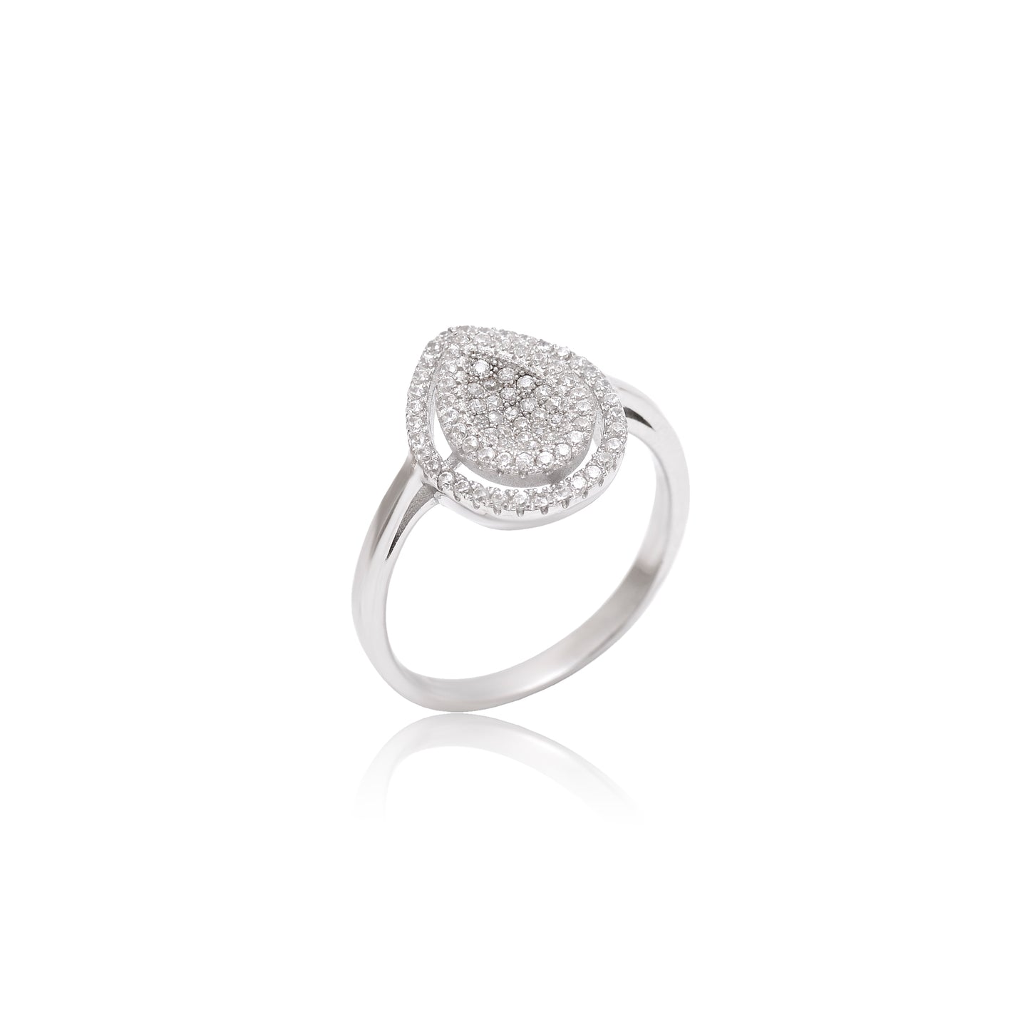 Silver Glam Ring