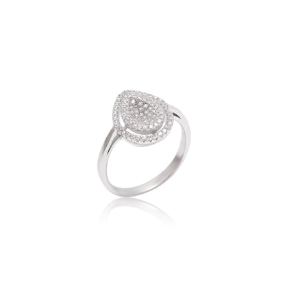 Silver Glam Ring