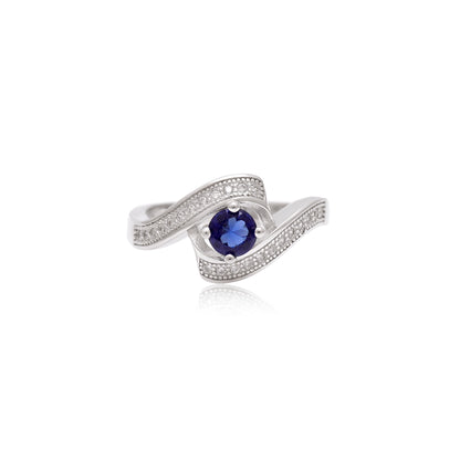 Aqua Crystal Ring