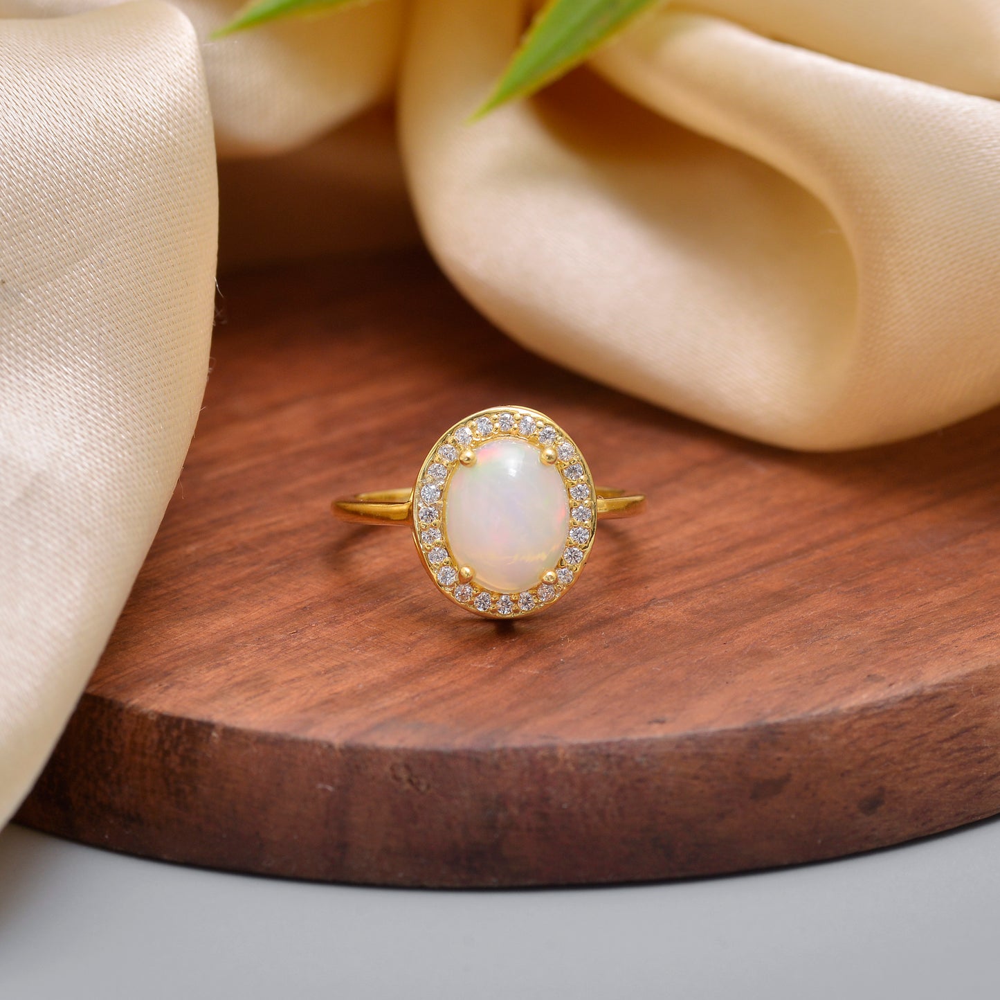 Starlit Opal Ring