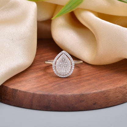 Silver Glam Ring