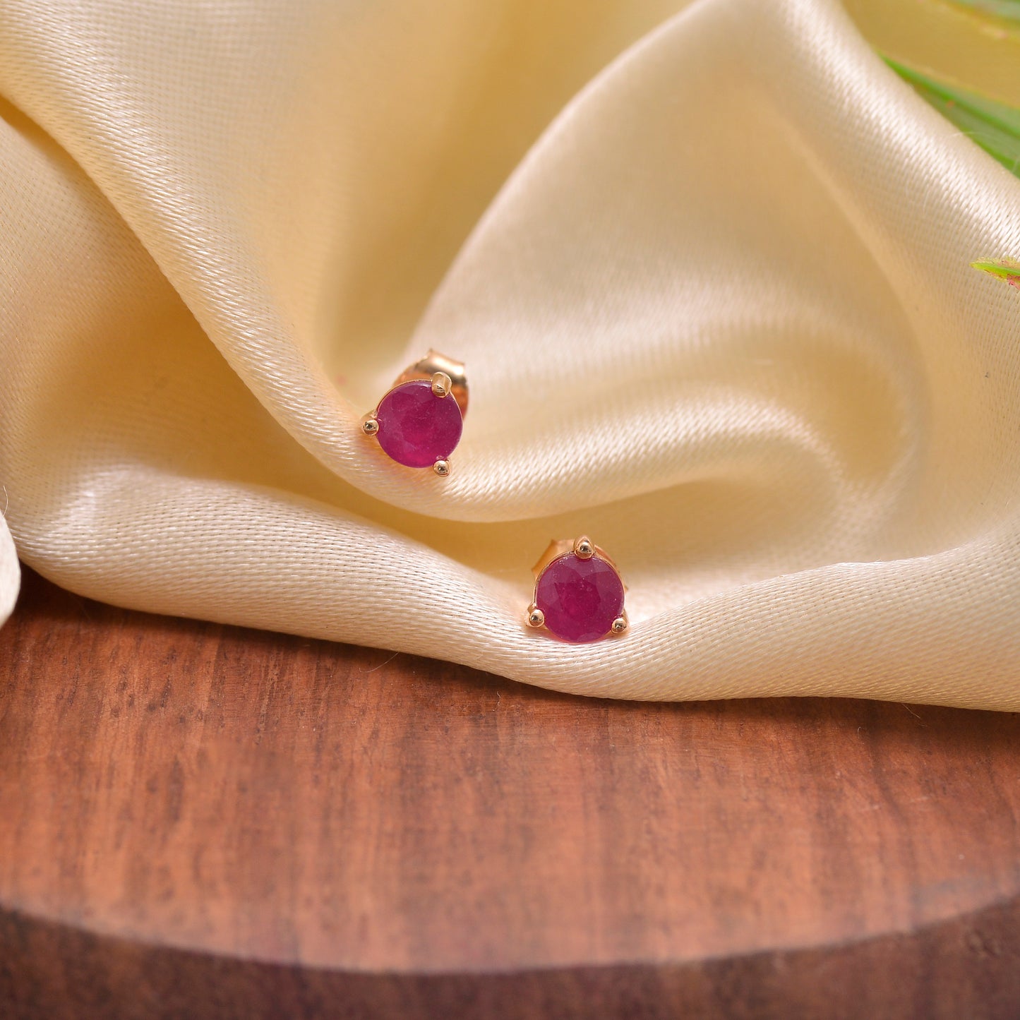 Enchanted Ruby Stud