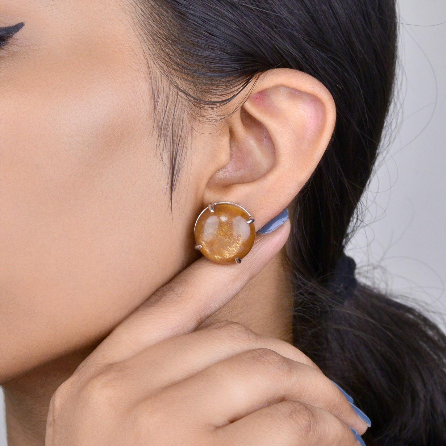 Sunburst Charm Studs