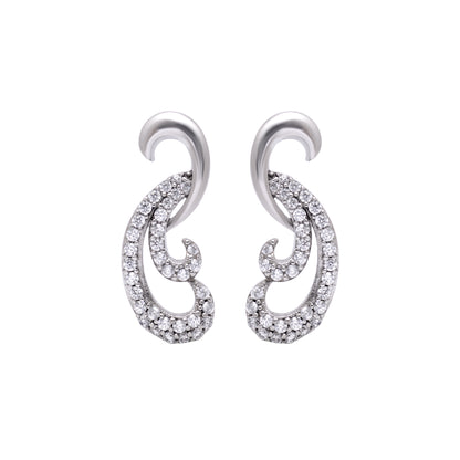 Peacock Stud Earring