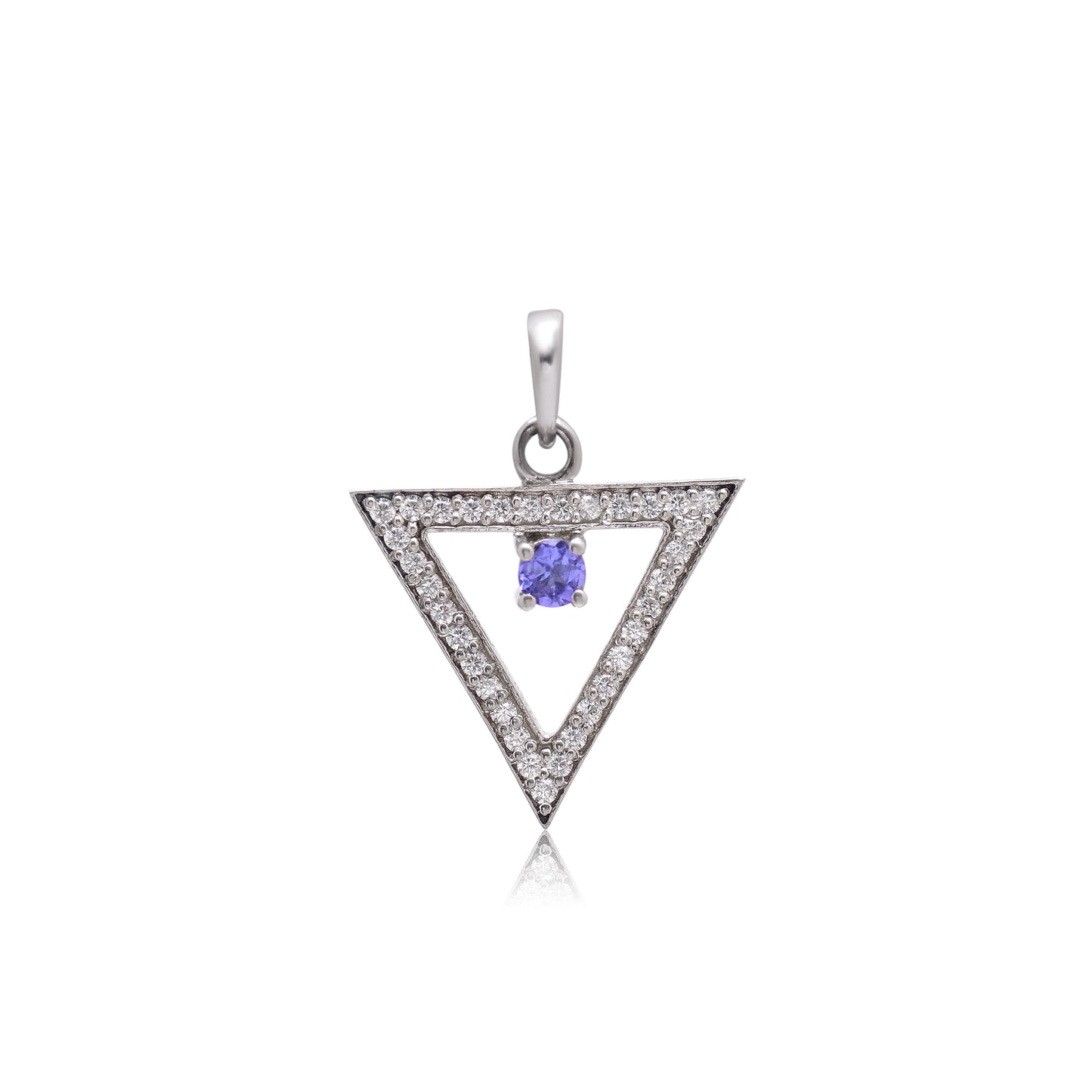 Trinity Gleam Tanzanite Necklace